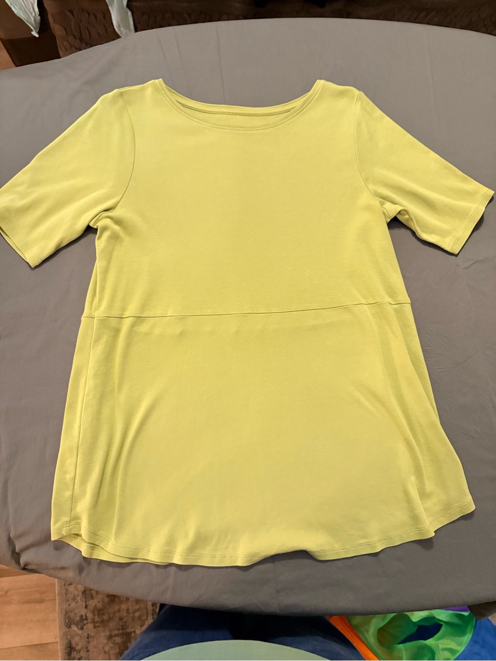 J. Jill Green Short-Sleeve Tunic Top